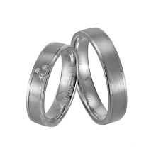 Custom Promise Couple Wedding Gift Silver Ring